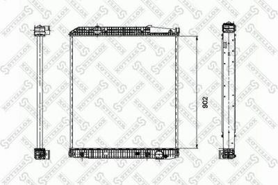 STELLOX Радиатор, охлаждение двигателя (81-03307-SX)