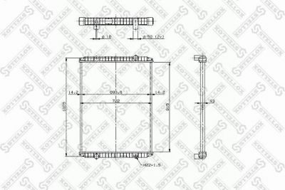 Stellox 81-03310-SX радиатор, охлаждение двигателя на RENAULT TRUCKS Kerax