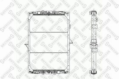 Stellox 81-03317-SX радиатор, охлаждение двигателя на DAF XF 95