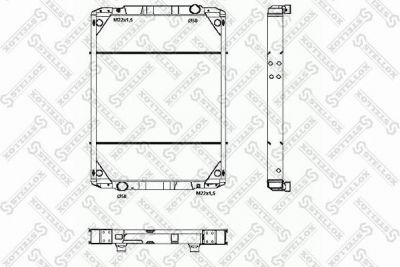 Stellox 81-03324-SX радиатор, охлаждение двигателя на RENAULT TRUCKS Premium