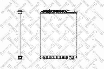 Stellox 81-03329-SX радиатор, охлаждение двигателя на MERCEDES-BENZ ACTROS MP2 / MP3