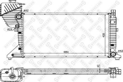 STELLOX Радиатор, охлаждение двигателя (81-03338-SX)