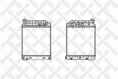 Stellox 81-03351-SX радиатор, охлаждение двигателя на MERCEDES-BENZ AXOR