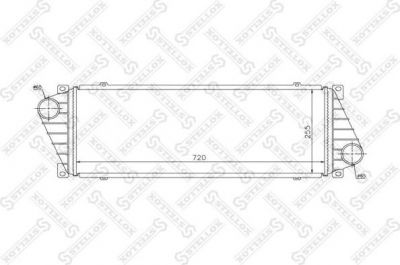 Stellox 81-10855-SX интеркулер на MERCEDES-BENZ SPRINTER 2-t автобус (901, 902)