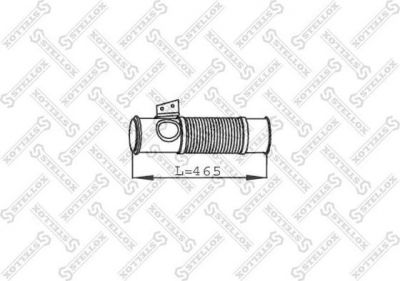 Stellox 82-01655-SX гофрированная труба, выхлопная система на SCANIA P,G,R,T - series