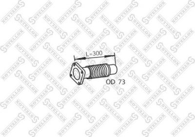 Stellox 82-01666-SX гофрированная труба, выхлопная система на IVECO EuroTech MH