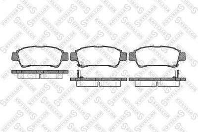 Stellox 831 002-SX комплект тормозных колодок, дисковый тормоз на TOYOTA PICNIC (_XM10)