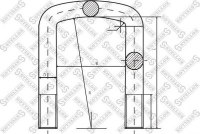 Stellox 84-64282-SX стремянка рессоры на MAN L 2000