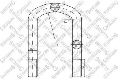 Stellox 84-64591-SX стремянка рессоры на MERCEDES-BENZ LK/LN2