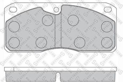 STELLOX КОМПЛЕКТ ТОРМОЗНЫХ КОЛОДОК, ДИСКОВЫЙ ТОРМОЗ (85-01431-SX)