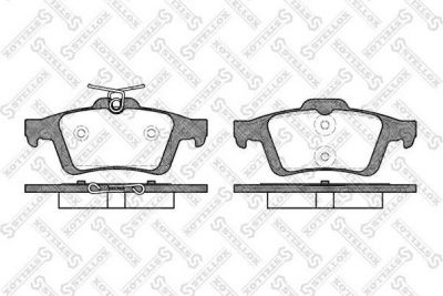 STELLOX КОМПЛЕКТ ТОРМОЗНЫХ КОЛОДОК, ДИСКОВЫЙ ТОРМОЗ (853 030-SX)