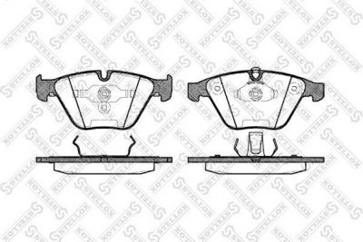 STELLOX КОМПЛЕКТ ТОРМОЗНЫХ КОЛОДОК, ДИСКОВЫЙ ТОРМОЗ (868 000B-SX)