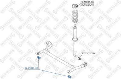 Stellox 87-71036-SX подвеска, рычаг независимой подвески колеса на FORD ESCORT VII (GAL, AAL, ABL)