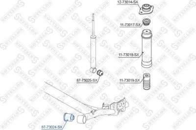 Stellox 87-73024-SX подвеска, рычаг независимой подвески колеса на DAEWOO MATIZ (KLYA)