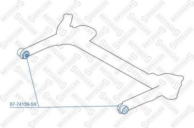 Stellox 87-74139-SX подвеска, рычаг независимой подвески колеса на NISSAN PRIMASTAR автобус (X83)