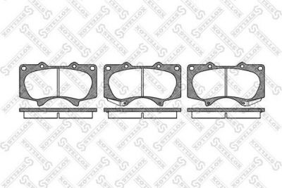 Stellox 999 000L-SX комплект тормозных колодок, дисковый тормоз на MITSUBISHI PAJERO IV (V8_W, V9_W)