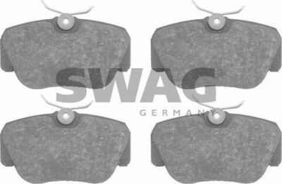 SWAG 10 91 6061 комплект тормозных колодок, дисковый тормоз на MERCEDES-BENZ 190 (W201)