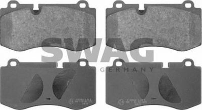SWAG 10 91 6745 комплект тормозных колодок, дисковый тормоз на MERCEDES-BENZ S-CLASS купе (C216)