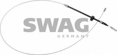 SWAG 10 92 3972 Трос, стояночная тормозная система