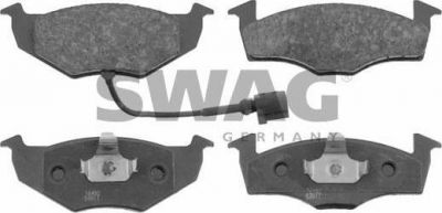 SWAG 30 91 6482 комплект тормозных колодок, дисковый тормоз на VW POLO (9N_)
