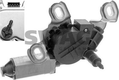 SWAG 30 94 8672 двигатель стеклоочистителя на SKODA OCTAVIA (1Z3)