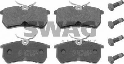 SWAG 50 91 6167 комплект тормозных колодок, дисковый тормоз на FORD FOCUS (DAW, DBW)