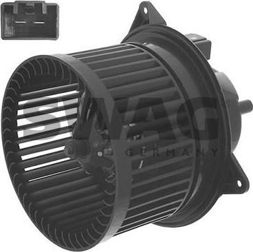 SWAG 50 94 0182 вентилятор салона на FORD FOCUS (DAW, DBW)