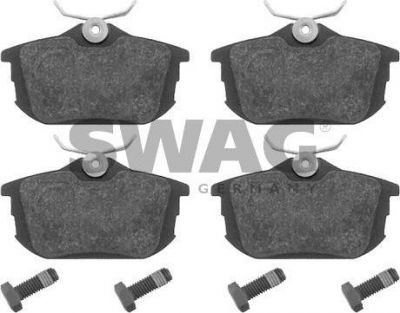 SWAG 55 91 6207 комплект тормозных колодок, дисковый тормоз на VOLVO V40 универсал (VW)