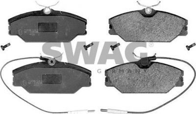 SWAG 60 91 6381 комплект тормозных колодок, дисковый тормоз на RENAULT LAGUNA I (B56_, 556_)
