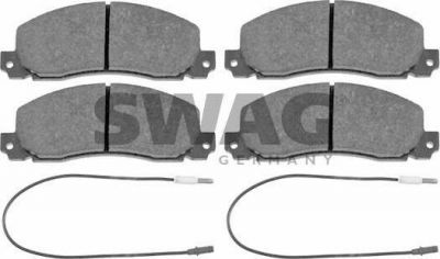 SWAG 60 91 6443 комплект тормозных колодок, дисковый тормоз на RENAULT TRAFIC фургон (TXX)