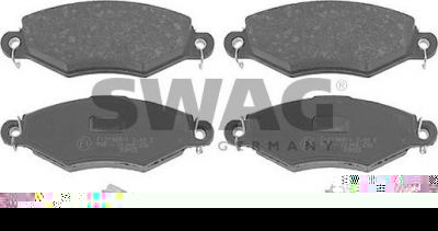 SWAG 62 91 6226 комплект тормозных колодок, дисковый тормоз на PEUGEOT 206 SW (2E/K)