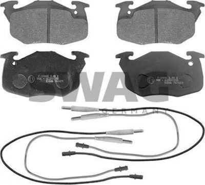 SWAG 62 91 6291 комплект тормозных колодок, дисковый тормоз на PEUGEOT 106 I (1A, 1C)