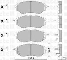 SWAG 80 91 6325 комплект тормозных колодок, дисковый тормоз на MITSUBISHI LANCER IV (C6_A, C7_A)