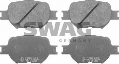 SWAG 81 91 6578 комплект тормозных колодок, дисковый тормоз на TOYOTA COROLLA Liftback (_E11_)