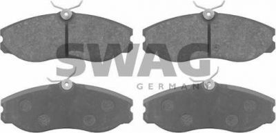 SWAG 82 91 6264 комплект тормозных колодок, дисковый тормоз на NISSAN SERENA (C23M)