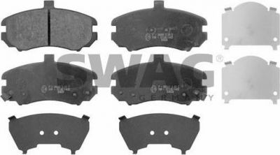 SWAG 90 91 6700 комплект тормозных колодок, дисковый тормоз на HYUNDAI ELANTRA (XD)