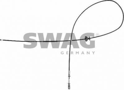 SWAG 99 91 5871 тросик замка капота на MERCEDES-BENZ седан (W123)