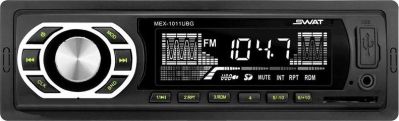 Swat Проигрыватель CD,MP3 SWAT MEX-1011UBG, 4х50вт, USB (MEX1011UBG)
