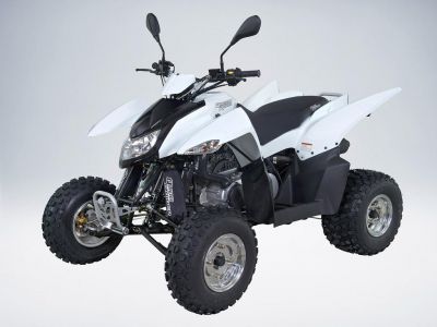 Квадроцикл QuadRaider 300 белый независимая подвес