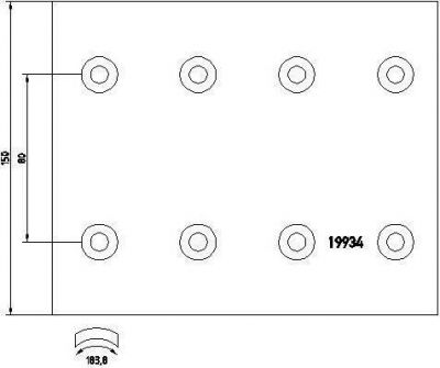 Textar 1993409 комплект тормозных башмаков, барабанные тормоза на RENAULT TRUCKS G