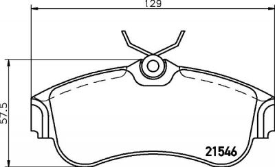 TEXTAR Колодки передние NISSAN Almera/Primera (4106071J26, 2154601)