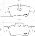 TEXTAR Колодки задние MB W211/S211/C219 (44204420, 2333403)