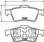 TEXTAR Колодки тормозные задние комплект Ford Focus II , III / Mazda 3/ VOLVO S40 II . (1233679, 2348202)