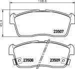 TEXTAR ** Колодки торм.пер. Suzuki Ignis (2350701)