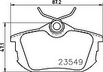 TEXTAR Колодки задние MITSUBISHI CARISMA/COLT/SPACE STAR/ VOLVO S40/V40 (MZ690345, 2354901)