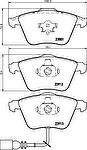 TEXTAR Колодки передние AUDI A3/TT/VOLKSWAGEN GOLF/PASSAT 04- (2380101)