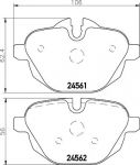 TEXTAR Колодки задние 5-Serie (F10/F11)/X3(F25) all 10-> (2456101)