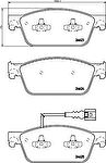 TEXTAR Колодки передние VW T5/Multivan 03->/Type ATE /WK+ (2462301)