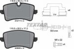 TEXTAR КОМПЛЕКТ ТОРМОЗНЫХ КОЛОДОК, ДИСКОВЫЙ ТОРМОЗ (2521404)