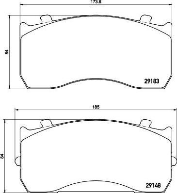 Textar 2918302 комплект тормозных колодок, дисковый тормоз на MERCEDES-BENZ ATEGO